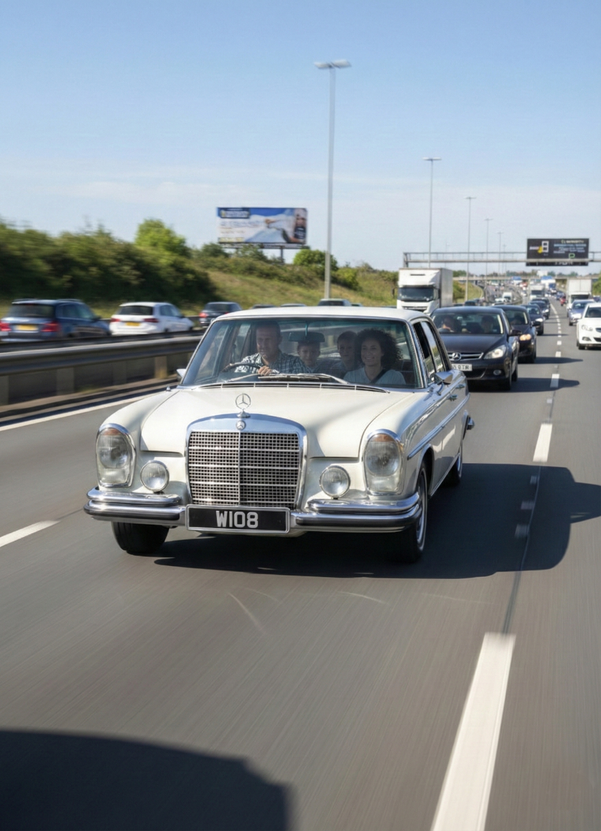 Refine your classic Mercedes Benz with 6-speed manual gearbox conversion kit by 6 Gears. W108